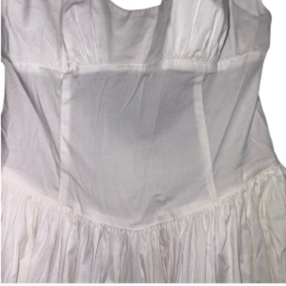 Frankie's Bikinis Tulsa White Pin Up Halter Mini Dress Size Large - Picture 9 of 9